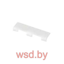 Шильдик маркировочный  SU3P, пластик, белый, для SUB*-E